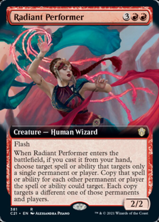 Radiant Performer (Extended Art) [Commander 2021] | Jomio and Rueliete's Cards and Comics
