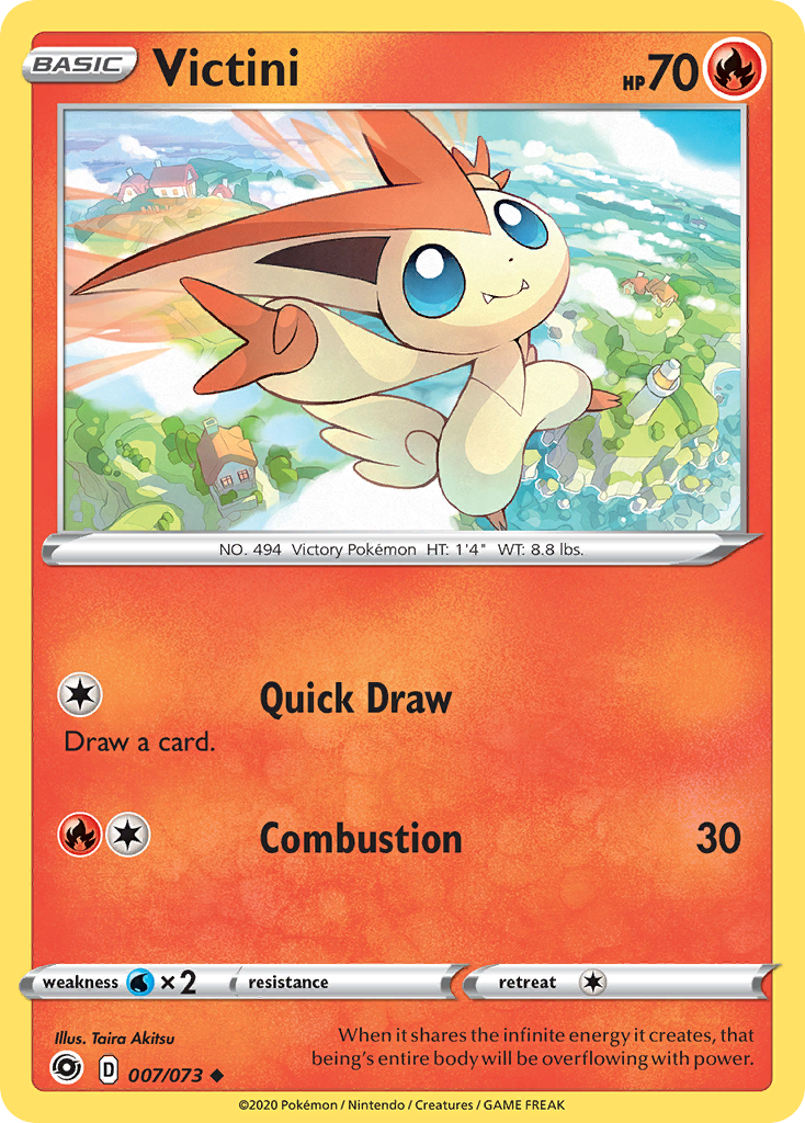 Victini (007/073) [Sword & Shield: Champion's Path] | Jomio and Rueliete's Cards and Comics