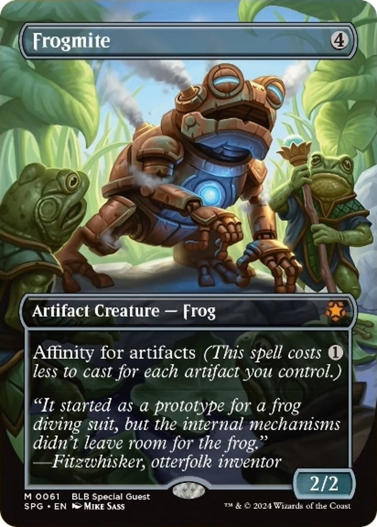 Frogmite (Borderless) [Bloomburrow Special Guests] | Jomio and Rueliete's Cards and Comics