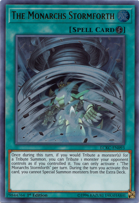 The Monarchs Stormforth [LCKC-EN093] Ultra Rare | Jomio and Rueliete's Cards and Comics