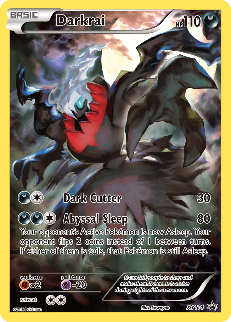 Darkrai (XY114) [XY: Black Star Promos] | Jomio and Rueliete's Cards and Comics