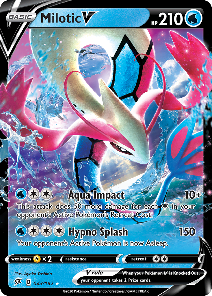 Milotic V (043/192) [Sword & Shield: Rebel Clash] | Jomio and Rueliete's Cards and Comics