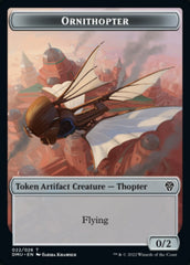 Phyrexian // Ornithopter Double-Sided Token [Dominaria United Tokens] | Jomio and Rueliete's Cards and Comics