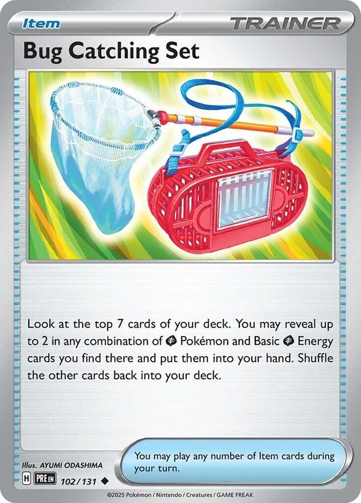 Bug Catching Set (102/131) [Scarlet & Violet: Prismatic Evolutions] | Jomio and Rueliete's Cards and Comics