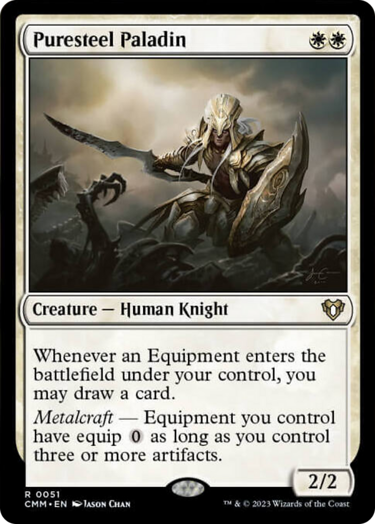 Puresteel Paladin [Commander Masters] | Jomio and Rueliete's Cards and Comics