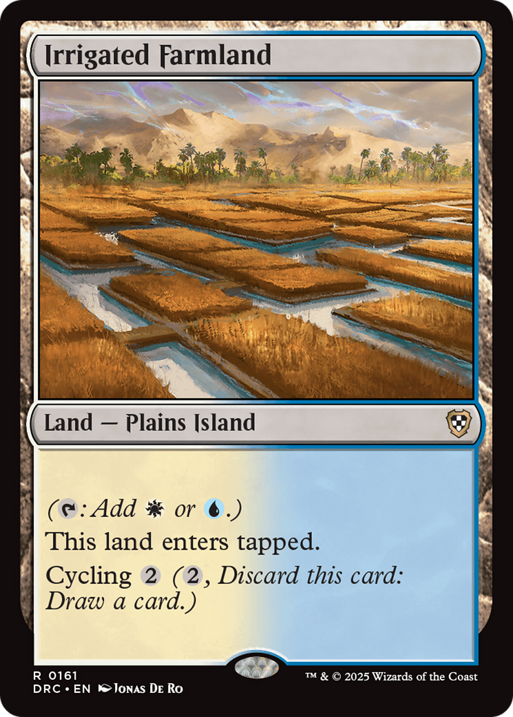 Irrigated Farmland [Aetherdrift Commander] | Jomio and Rueliete's Cards and Comics