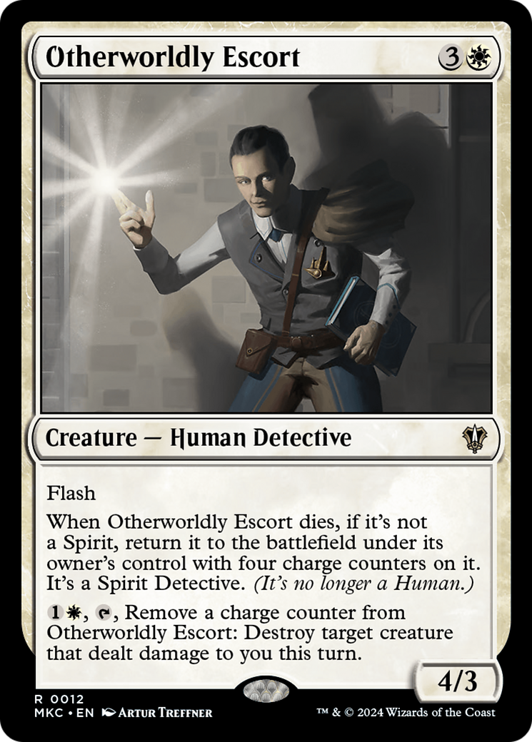 Otherworldly Escort [Murders at Karlov Manor Commander] | Jomio and Rueliete's Cards and Comics