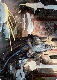Narfi, Betrayer King Art Card (Gold-Stamped Signature) [Kaldheim Art Series] | Jomio and Rueliete's Cards and Comics