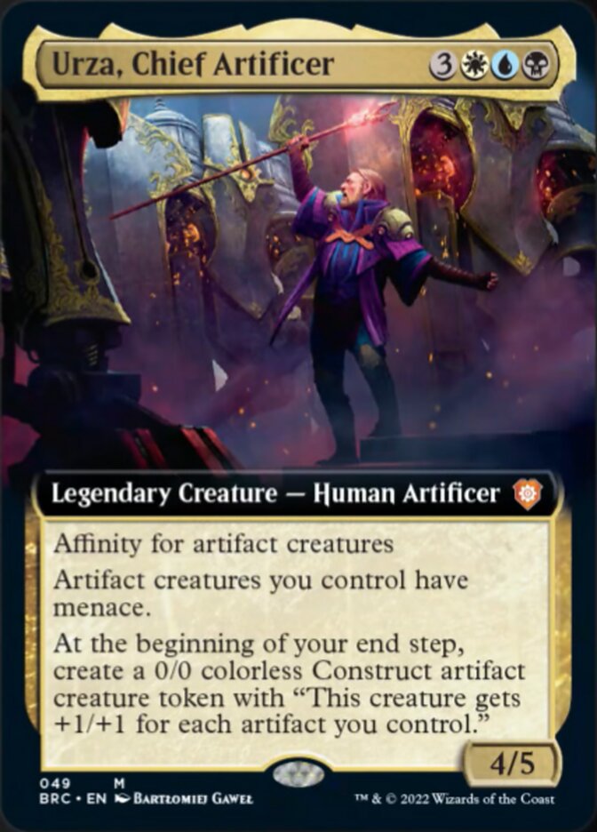 Urza, Chief Artificer (Extended Art) [The Brothers' War Commander] | Jomio and Rueliete's Cards and Comics