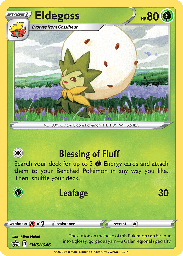 Eldegoss (SWSH046) [Sword & Shield: Black Star Promos] | Jomio and Rueliete's Cards and Comics