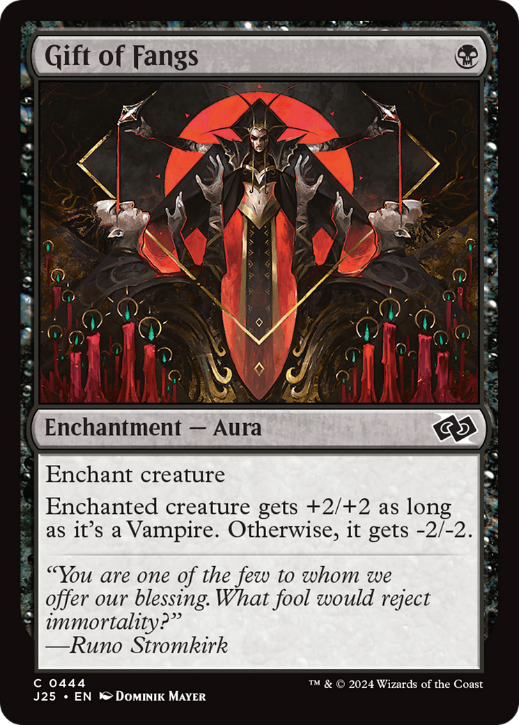 Gift of Fangs [Foundations Jumpstart] | Jomio and Rueliete's Cards and Comics