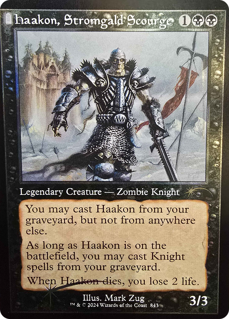 Haakon, Stromgald Scourge (Retro Frame) [Secret Lair Drop Series] | Jomio and Rueliete's Cards and Comics