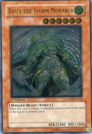Raiza the Storm Monarch [FOTB-EN026] Ultimate Rare | Jomio and Rueliete's Cards and Comics