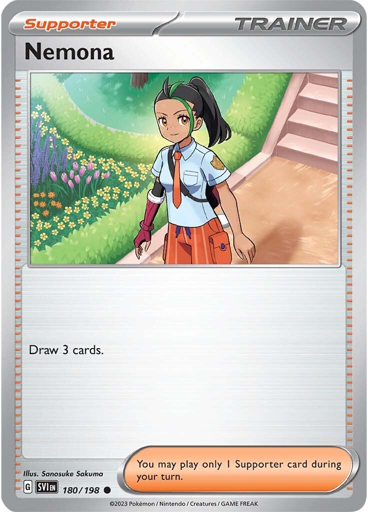 Nemona (180/198) [Scarlet & Violet: Base Set] | Jomio and Rueliete's Cards and Comics