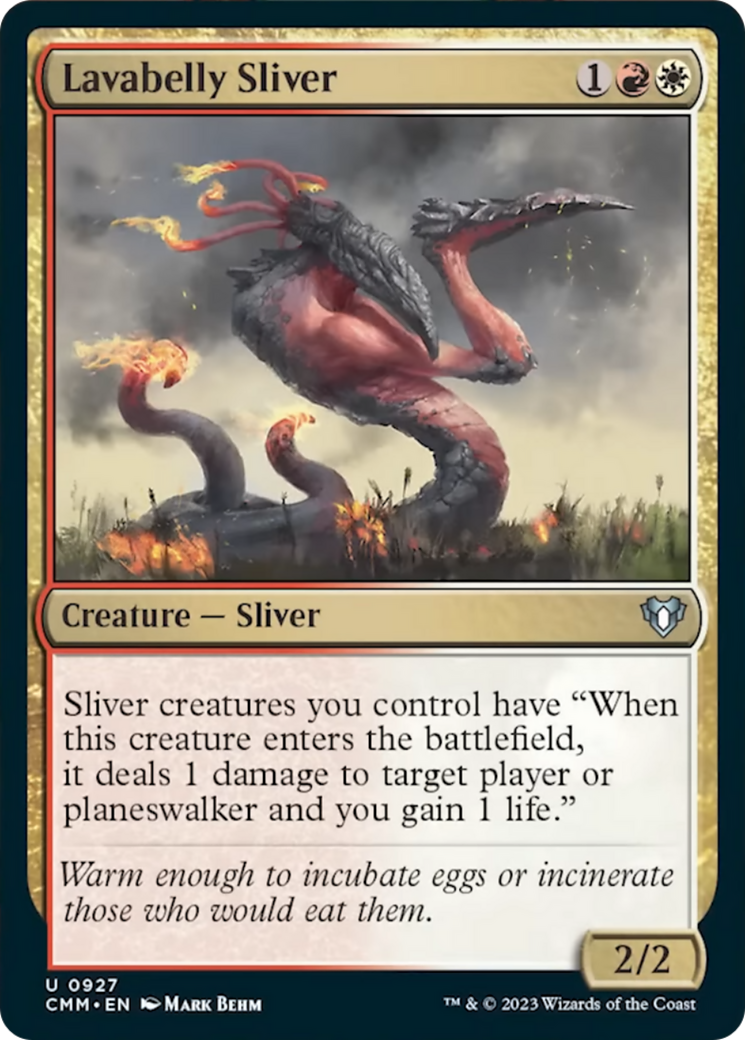 Lavabelly Sliver [Commander Masters] | Jomio and Rueliete's Cards and Comics