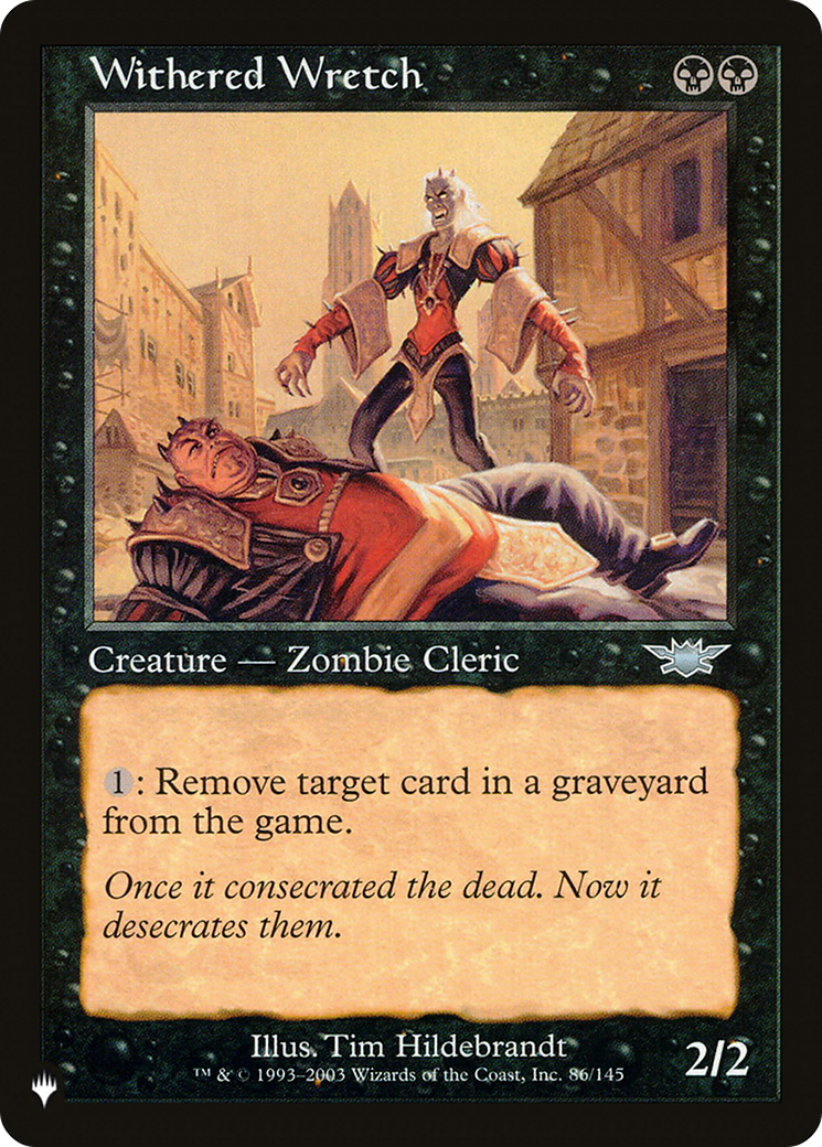 Withered Wretch [The List] | Jomio and Rueliete's Cards and Comics