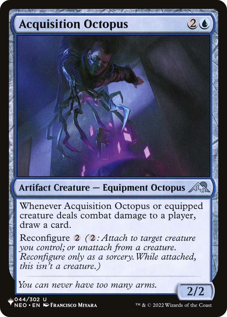 Acquisition Octopus [The List] | Jomio and Rueliete's Cards and Comics