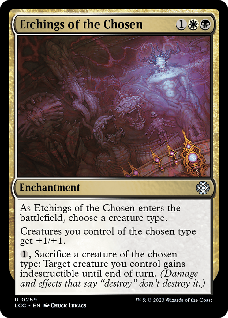 Etchings of the Chosen [The Lost Caverns of Ixalan Commander] | Jomio and Rueliete's Cards and Comics