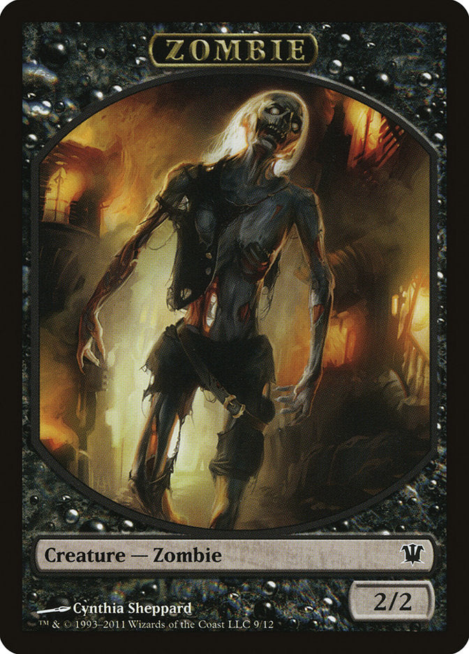 Zombie Token (9/12) [Innistrad Tokens] | Jomio and Rueliete's Cards and Comics