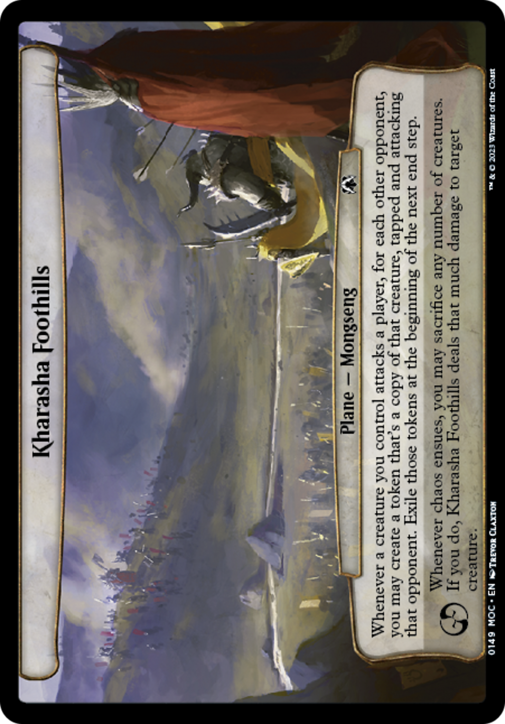 Kharasha Foothills [March of the Machine Commander] | Jomio and Rueliete's Cards and Comics