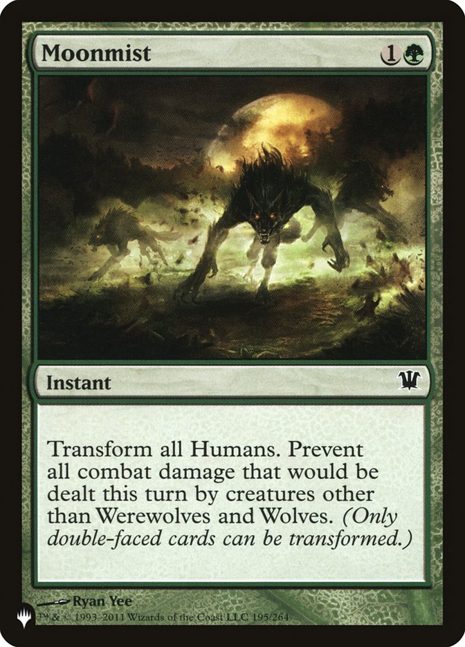 Moonmist [The List] | Jomio and Rueliete's Cards and Comics