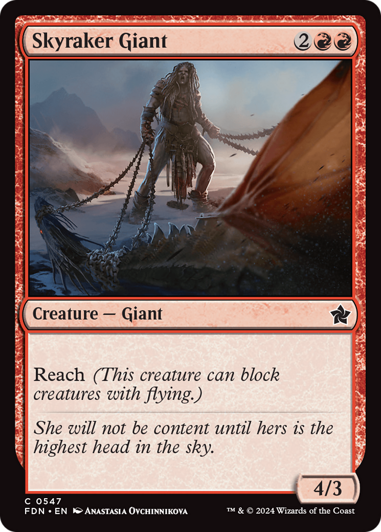 Skyraker Giant [Foundations] | Jomio and Rueliete's Cards and Comics