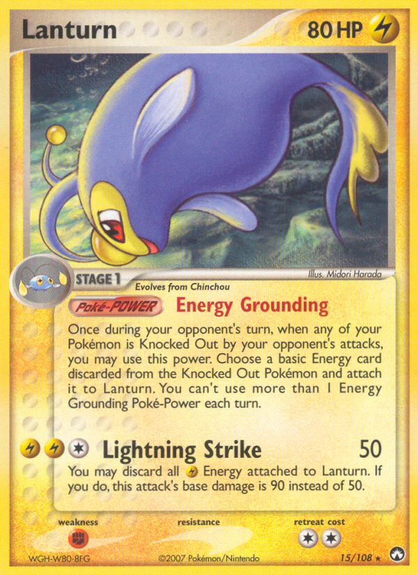 Lanturn (15/108) [EX: Power Keepers] | Jomio and Rueliete's Cards and Comics