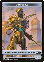 Beast // Construct Double-Sided Token [Core Set 2021 Tokens] | Jomio and Rueliete's Cards and Comics