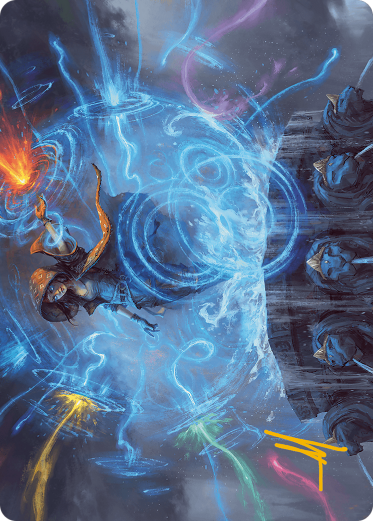 Flusterstorm Art Card (Gold-Stamped Signature) [Modern Horizons 3 Art Series] | Jomio and Rueliete's Cards and Comics
