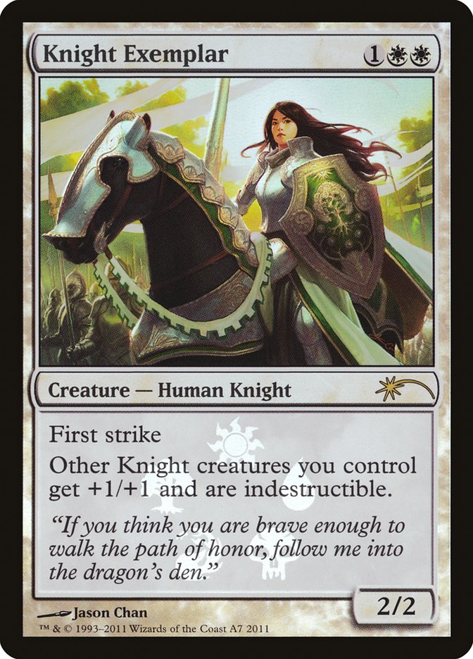 Knight Exemplar [Resale Promos] | Jomio and Rueliete's Cards and Comics