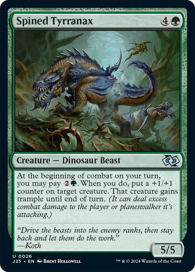Spined Tyrranax [Foundations Jumpstart] | Jomio and Rueliete's Cards and Comics