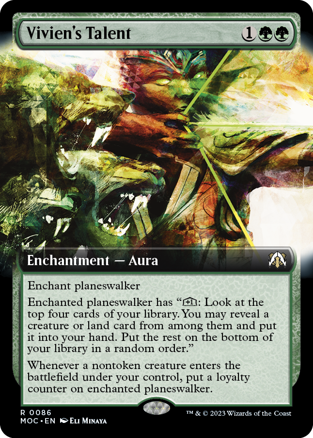Vivien's Talent (Extended Art) [March of the Machine Commander] | Jomio and Rueliete's Cards and Comics