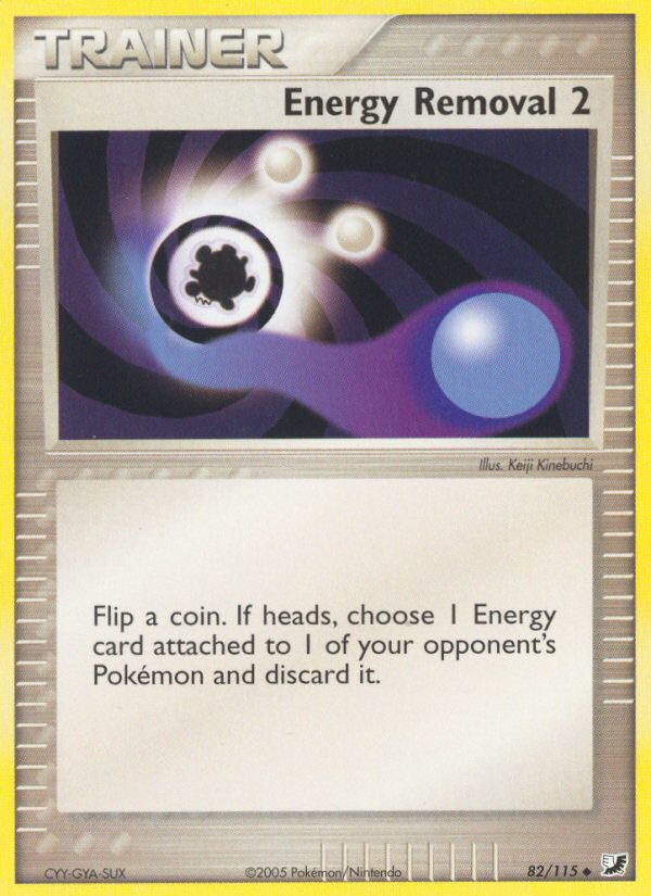 Energy Removal 2 (82/115) [EX: Unseen Forces] | Jomio and Rueliete's Cards and Comics