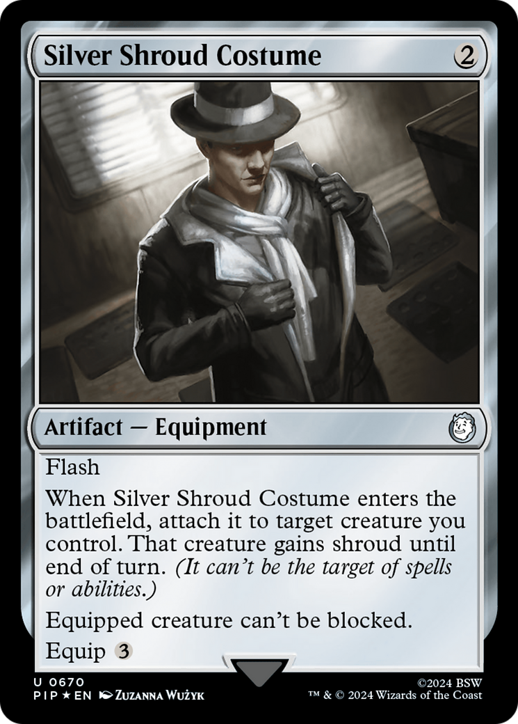 Silver Shroud Costume (Surge Foil) [Fallout] | Jomio and Rueliete's Cards and Comics