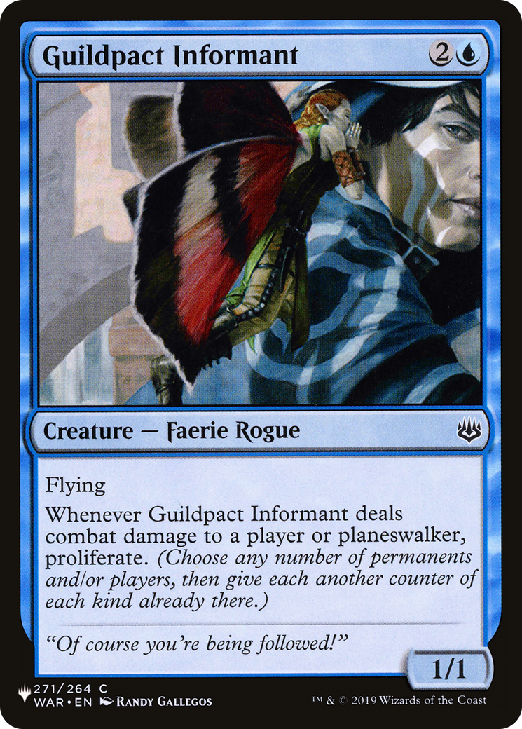 Guildpact Informant [The List] | Jomio and Rueliete's Cards and Comics