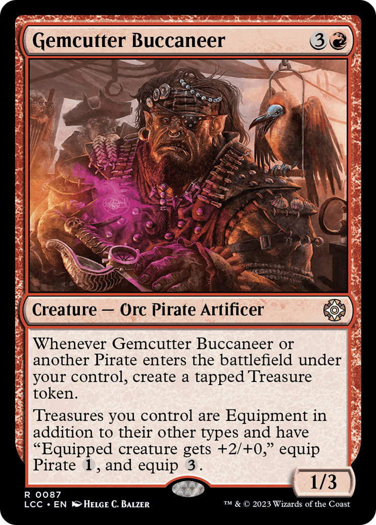Gemcutter Buccaneer [The Lost Caverns of Ixalan Commander] | Jomio and Rueliete's Cards and Comics