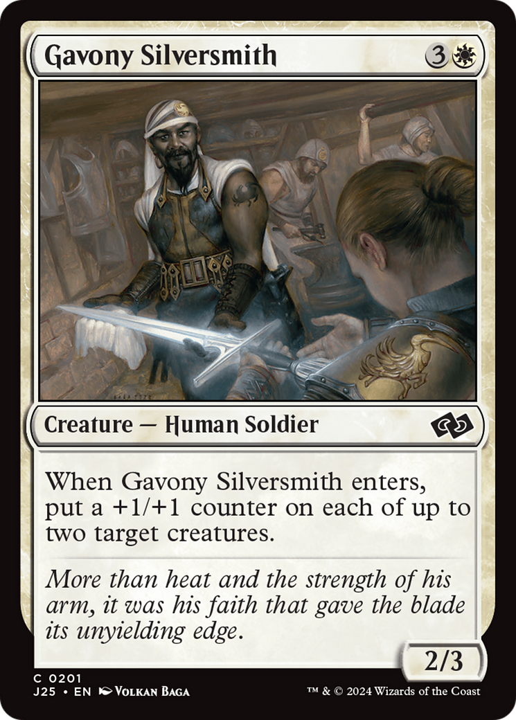 Gavony Silversmith [Foundations Jumpstart] | Jomio and Rueliete's Cards and Comics