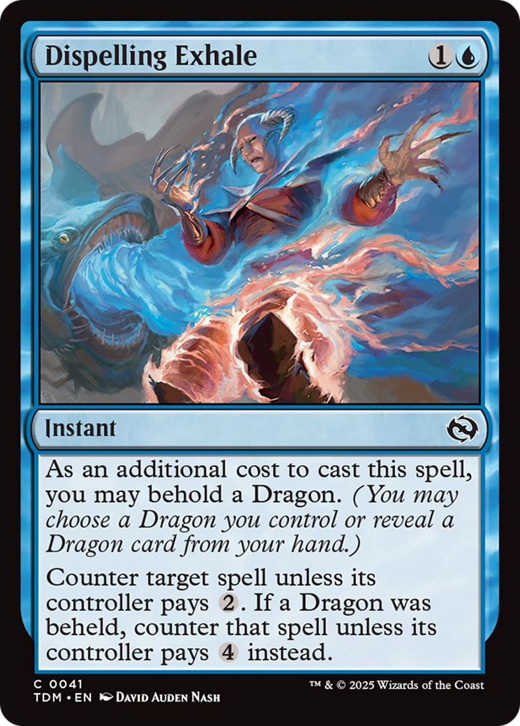 Dispelling Exhale [Tarkir: Dragonstorm] | Jomio and Rueliete's Cards and Comics