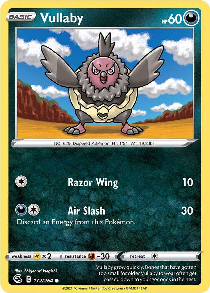 Vullaby (172/264) [Sword & Shield: Fusion Strike] | Jomio and Rueliete's Cards and Comics