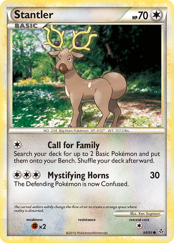Stantler (64/95) [HeartGold & SoulSilver: Unleashed] | Jomio and Rueliete's Cards and Comics