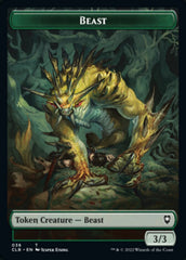 Satyr // Beast Double-Sided Token [Commander Legends: Battle for Baldur's Gate Tokens] | Jomio and Rueliete's Cards and Comics