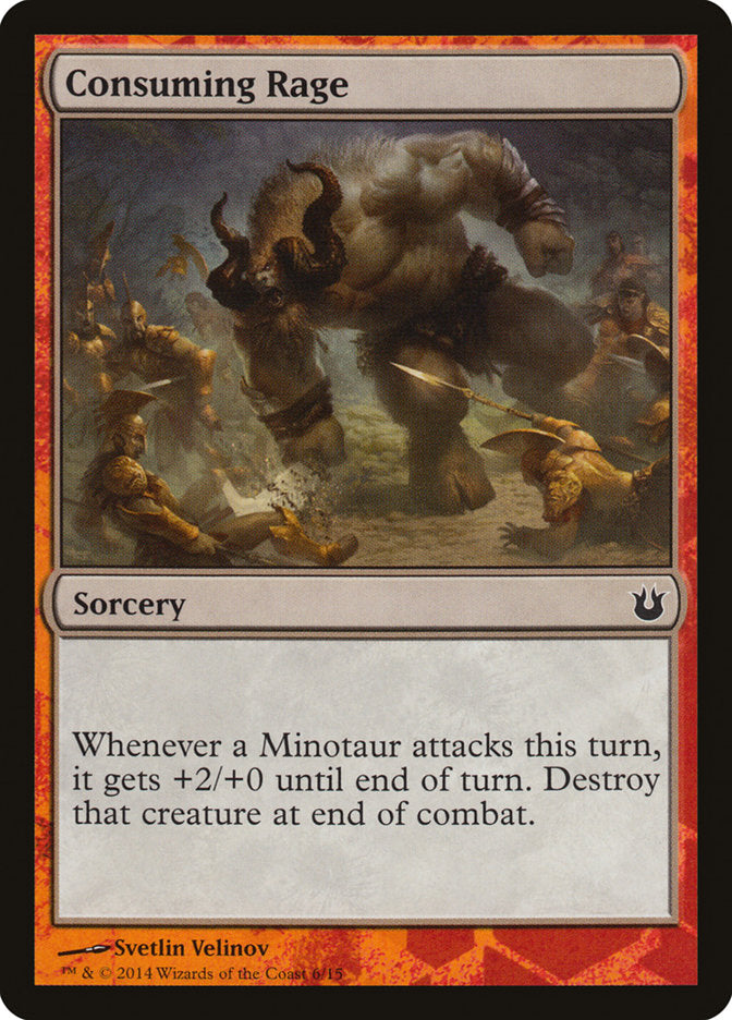Consuming Rage [Born of the Gods Battle the Horde] | Jomio and Rueliete's Cards and Comics