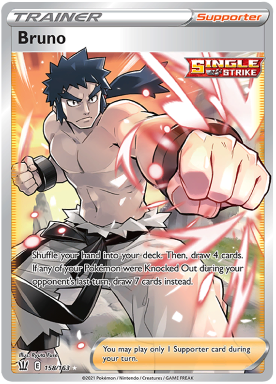 Bruno (158/163) [Sword & Shield: Battle Styles] | Jomio and Rueliete's Cards and Comics