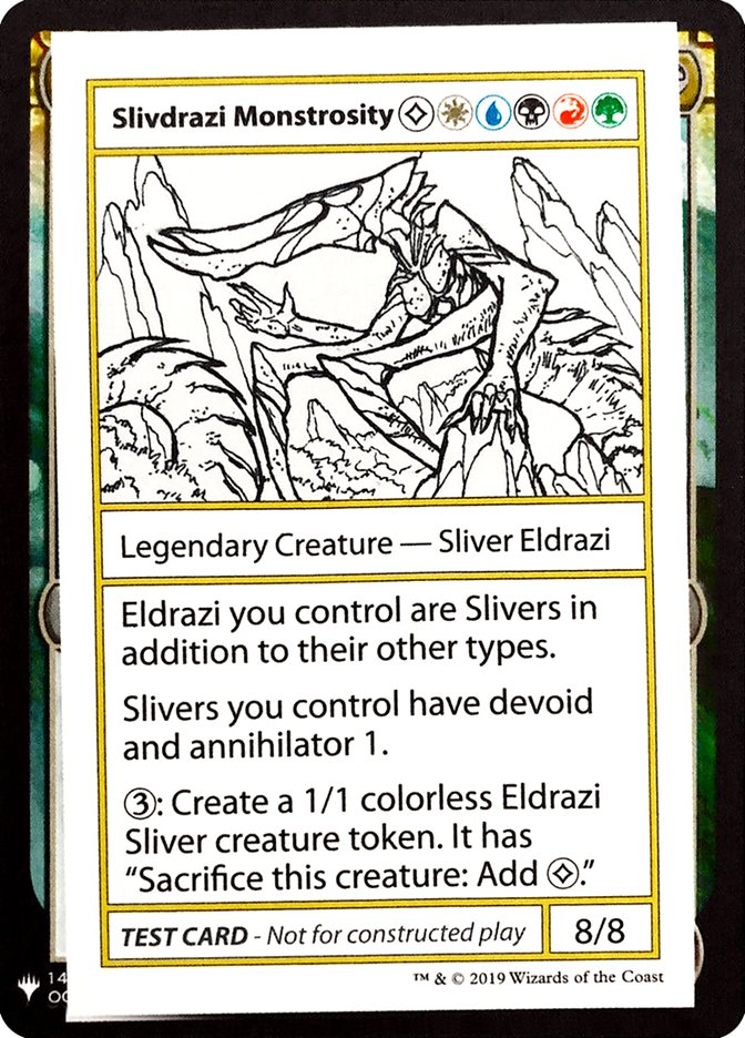 Slivdrazi Monstrosity [Mystery Booster Playtest Cards] | Jomio and Rueliete's Cards and Comics