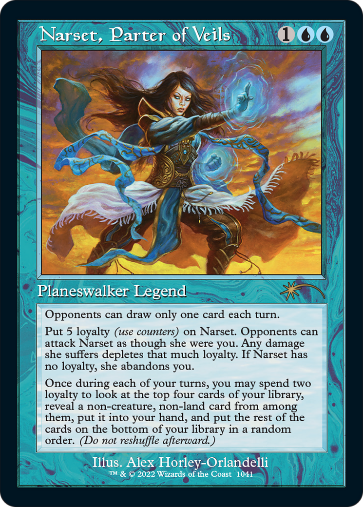 Narset, Parter of Veils (Retro) [Secret Lair Drop Series] | Jomio and Rueliete's Cards and Comics