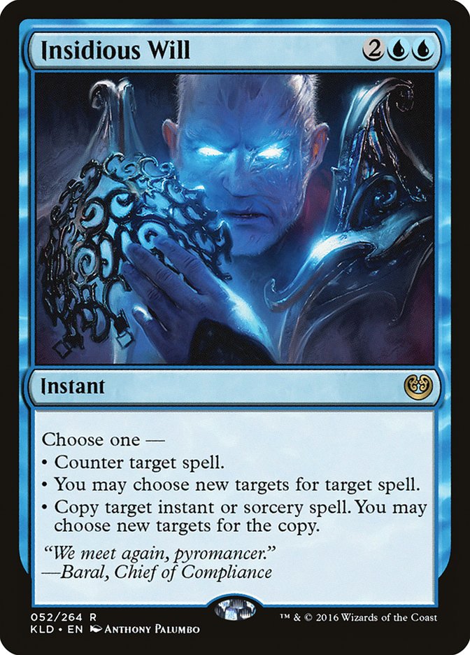 Insidious Will [Kaladesh] | Jomio and Rueliete's Cards and Comics
