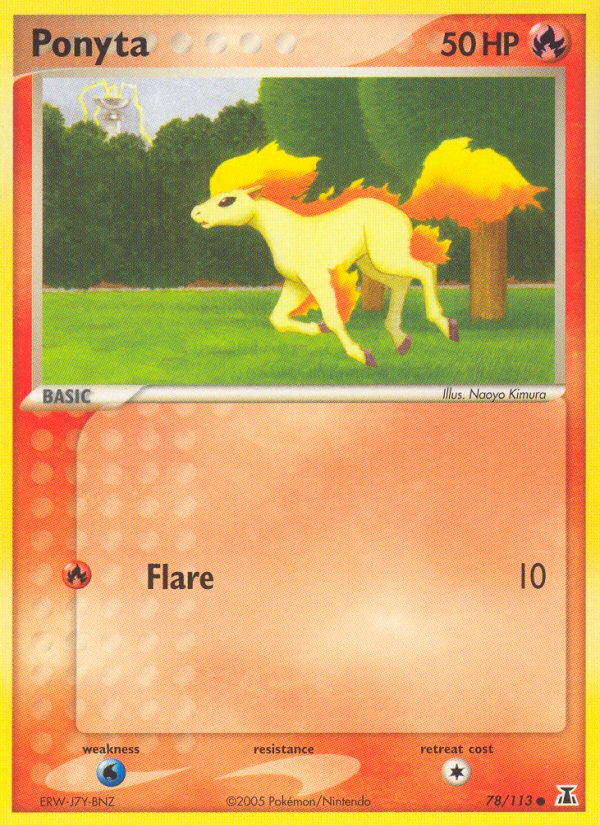 Ponyta (78/113) [EX: Delta Species] | Jomio and Rueliete's Cards and Comics