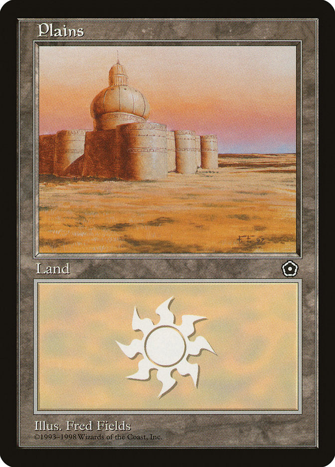 Plains (Castle on Left) [Portal Second Age] | Jomio and Rueliete's Cards and Comics