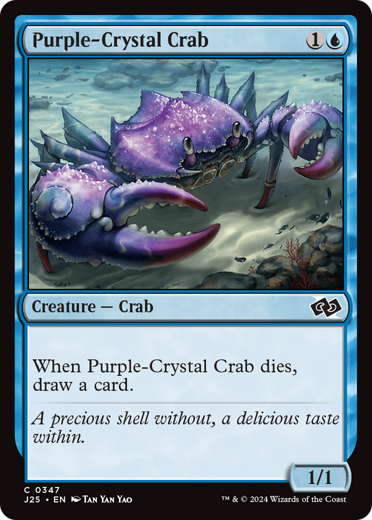 Purple-Crystal Crab [Foundations Jumpstart] | Jomio and Rueliete's Cards and Comics
