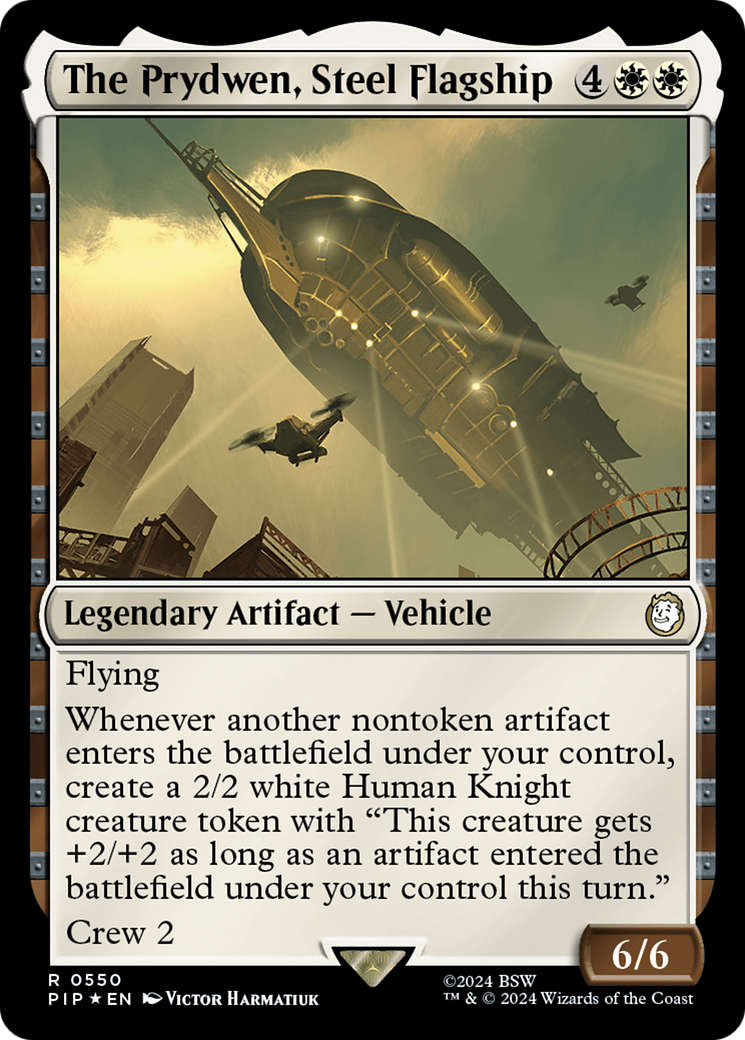 The Prydwen, Steel Flagship (Surge Foil) [Fallout] | Jomio and Rueliete's Cards and Comics